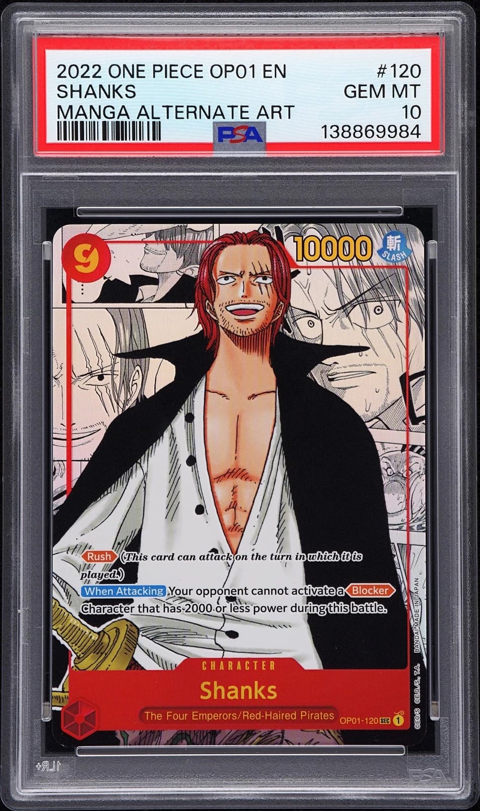 One Piece Graded Slab